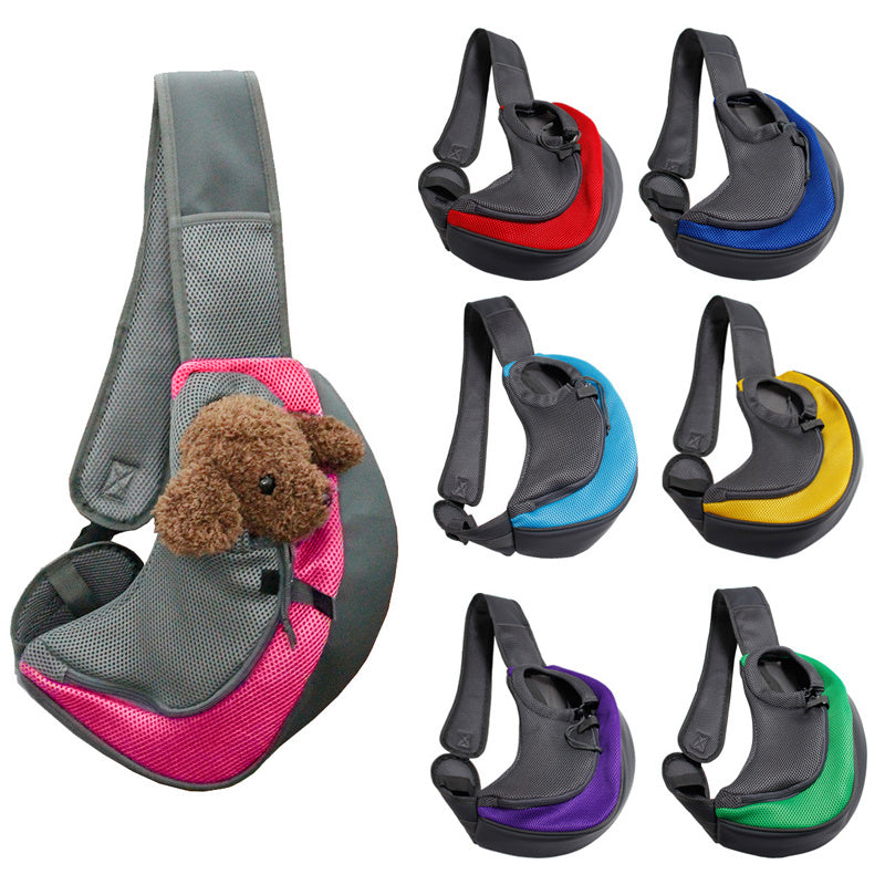 Mesh Oxford Pet Travel Shoulder Carrier Handbag Bag