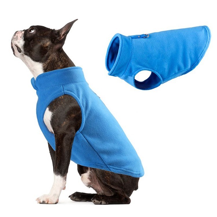 Fleece Pet Clothes Warm Coat Jacket Vest Apparel