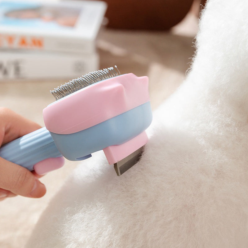 Pet Deshedding Dematting Grooming Brush Hair Control Tool