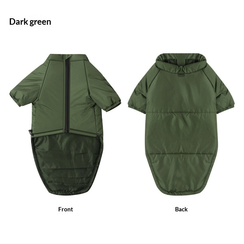Pet Cotton Two Leg Jacket Comfortable Warm Clothing Apparel