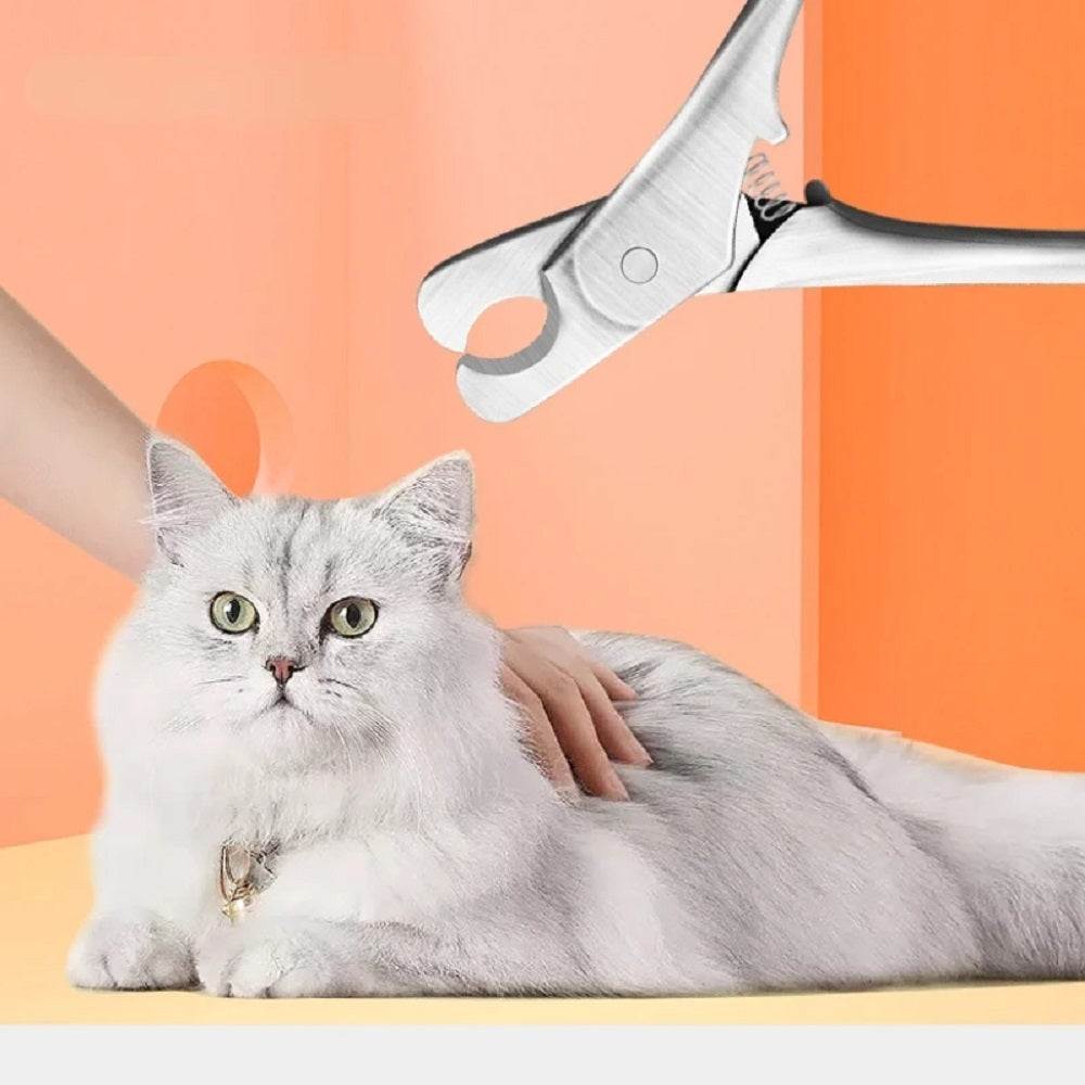 Professional Stainless Steel Pet Nail Clipper Safety Grooming Tool