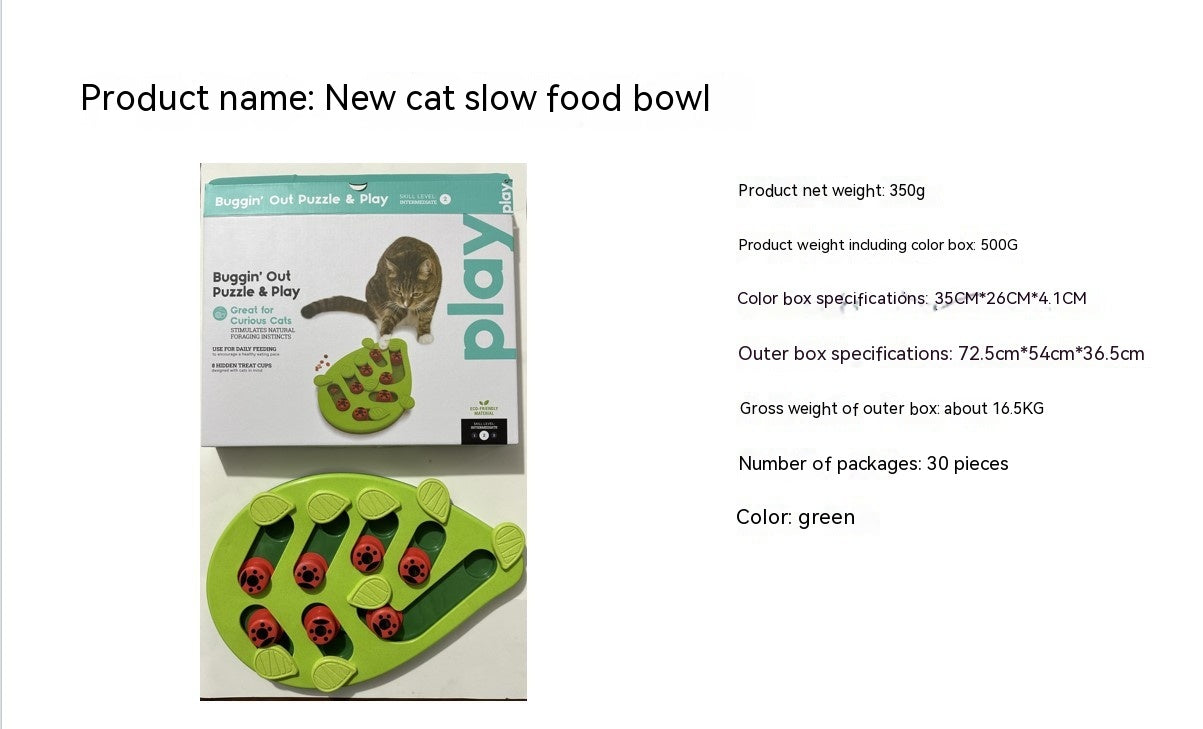 Christmas Pet Slow Feeding Bowl Anti Choking Design