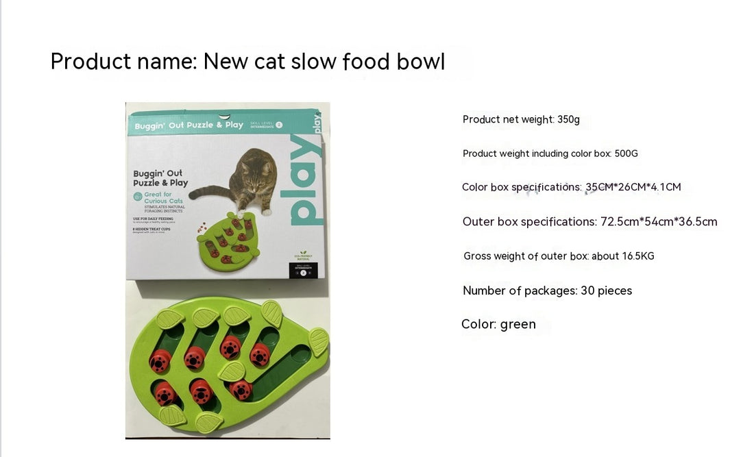 Christmas Pet Slow Feeding Bowl Anti Choking Design