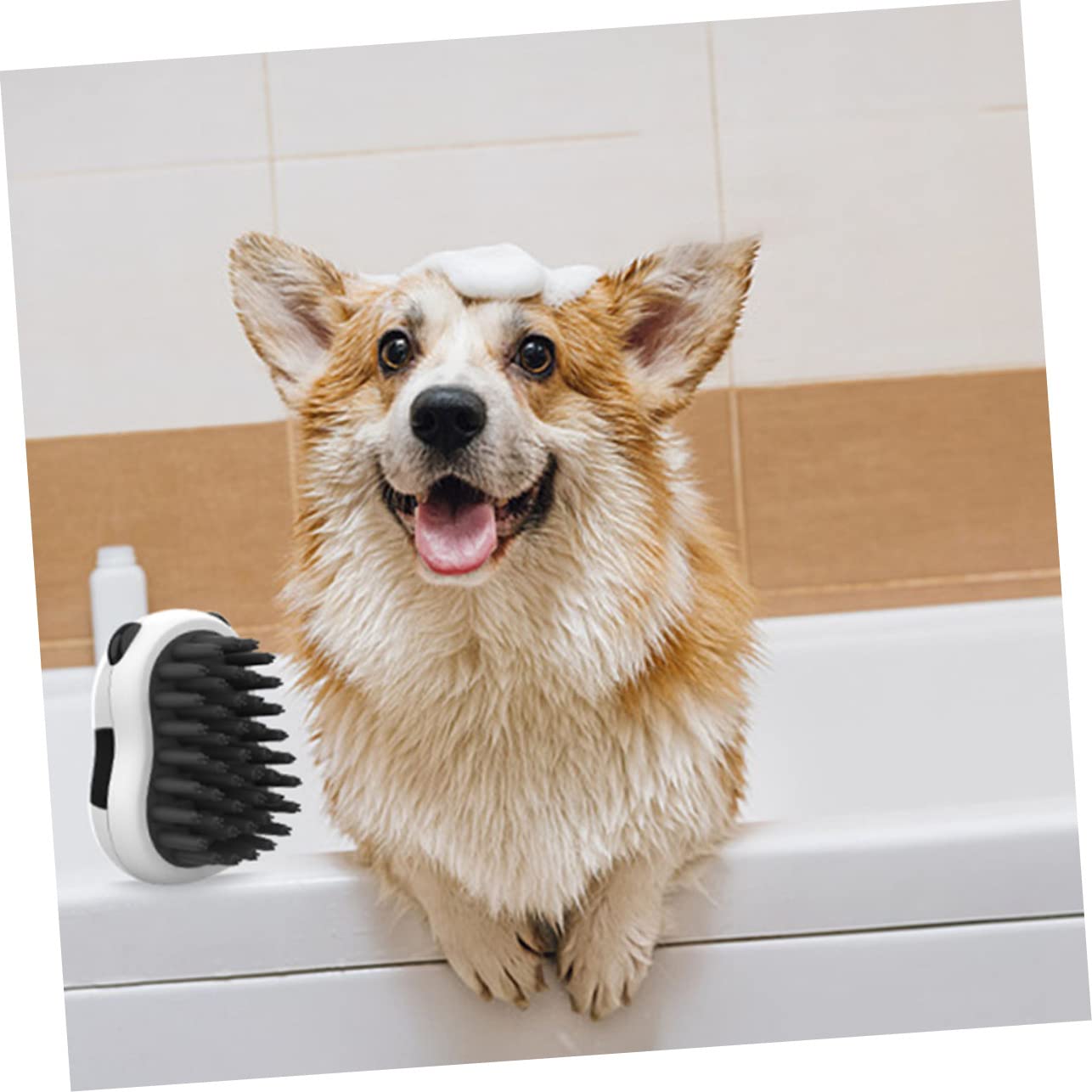 Pet Bath Grooming Hair Removal Massage Cleaning Brush Glove Tool