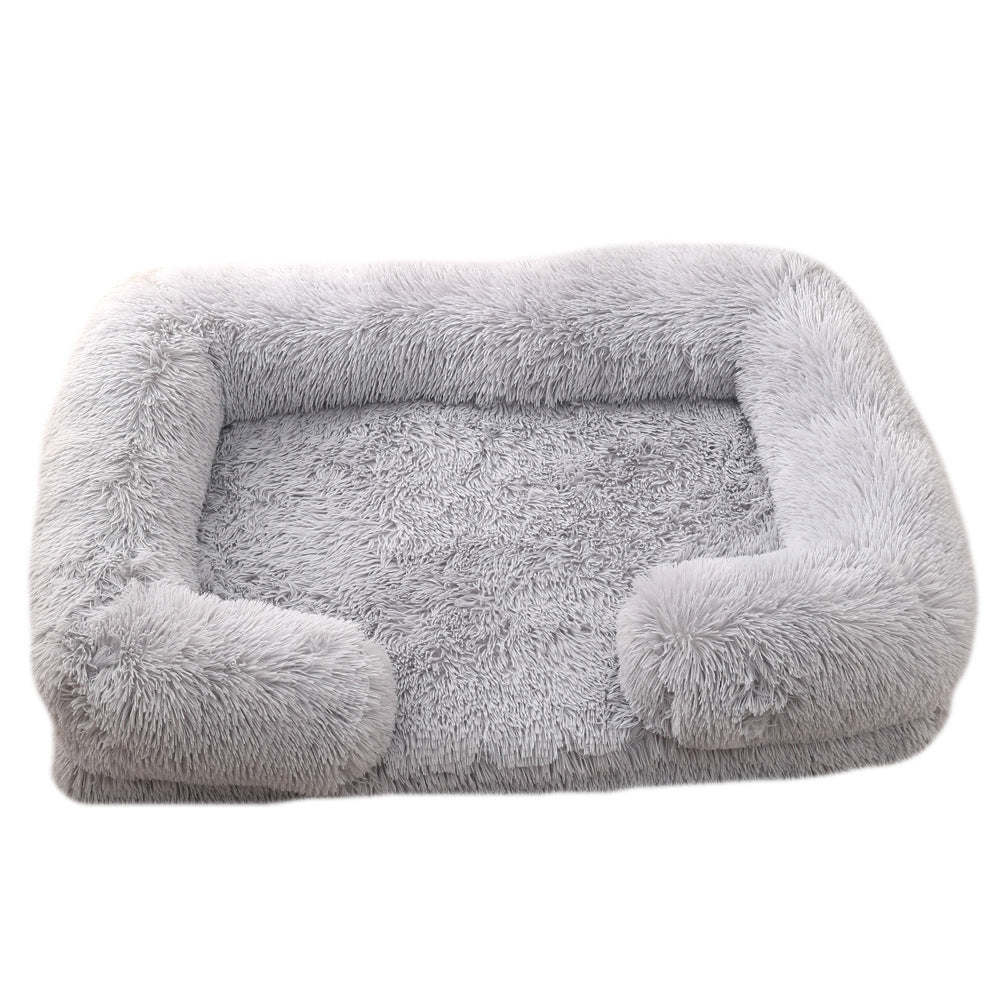 Pet Plush Round Winter Bed Warm Sleeping Mat
