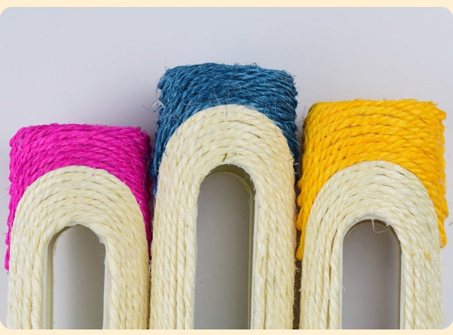 Pet Long Sisal Drum Scratching Toy Three Piece Set