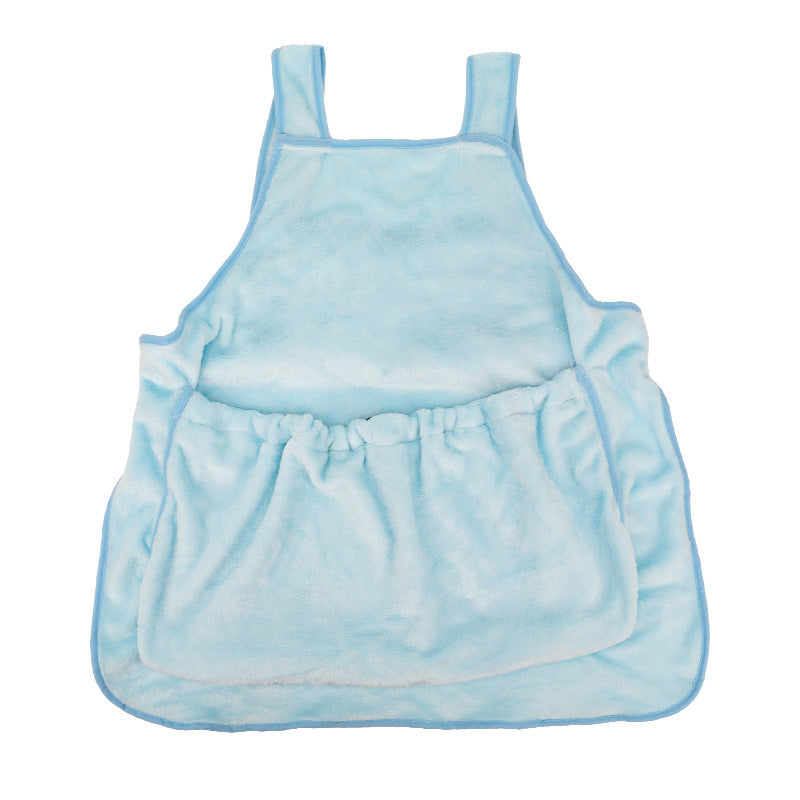 Pet Carrier Apron Hanging Chest Travel Bag Plush Sleeping Pouch