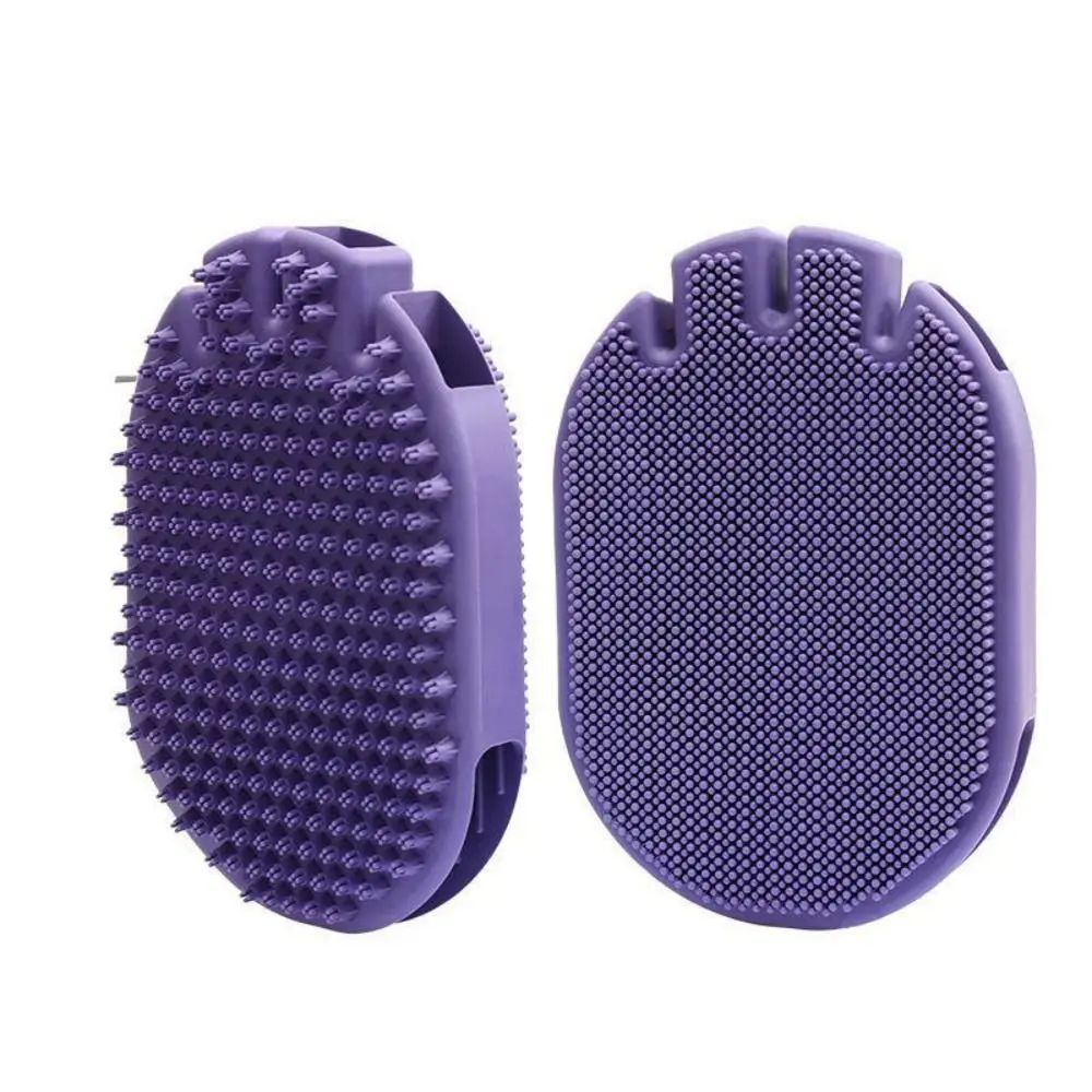 Pet Massage Shampoo Grooming Brush Soft Bristle Cleaning Tool