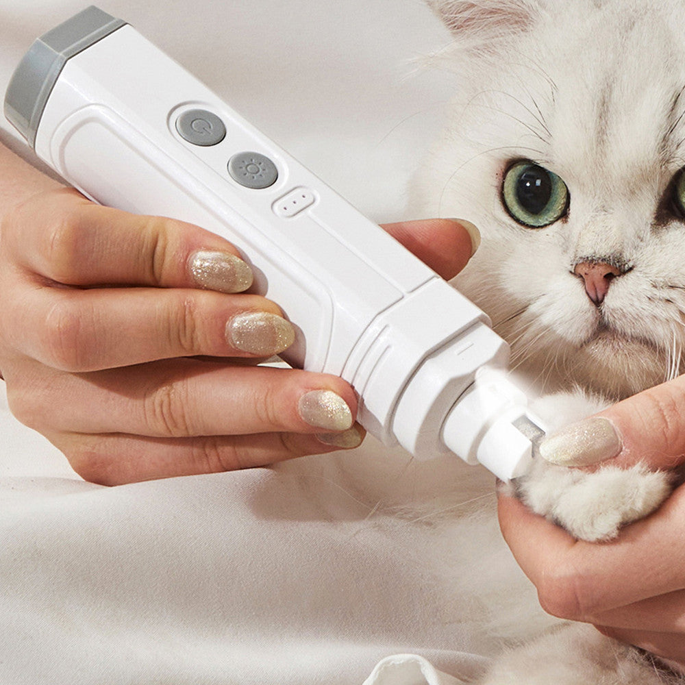 Automatic High Power Pet Nail Trimmer With Dual Light