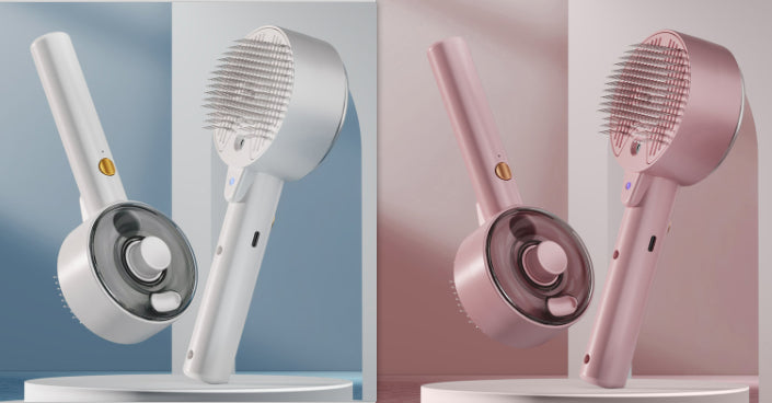 Pet Self Cleaning Hair Remover Grooming Steam Brush