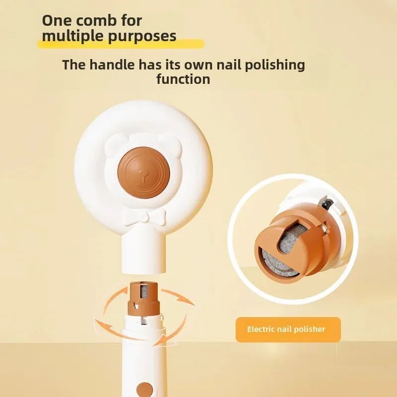 Rechargeable Electric Pet Nail Trimmer Grooming Cleaning Tool