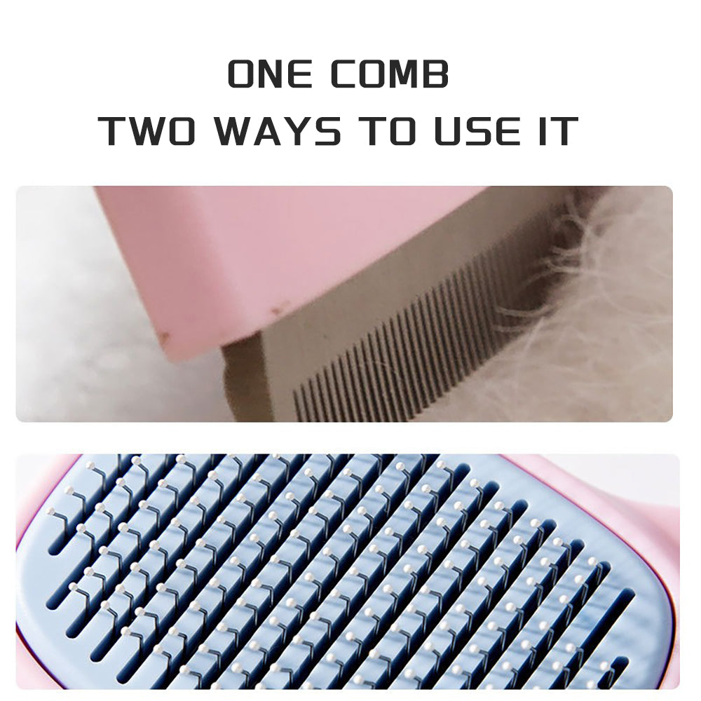 Pet Deshedding Dematting Grooming Brush Hair Control Tool