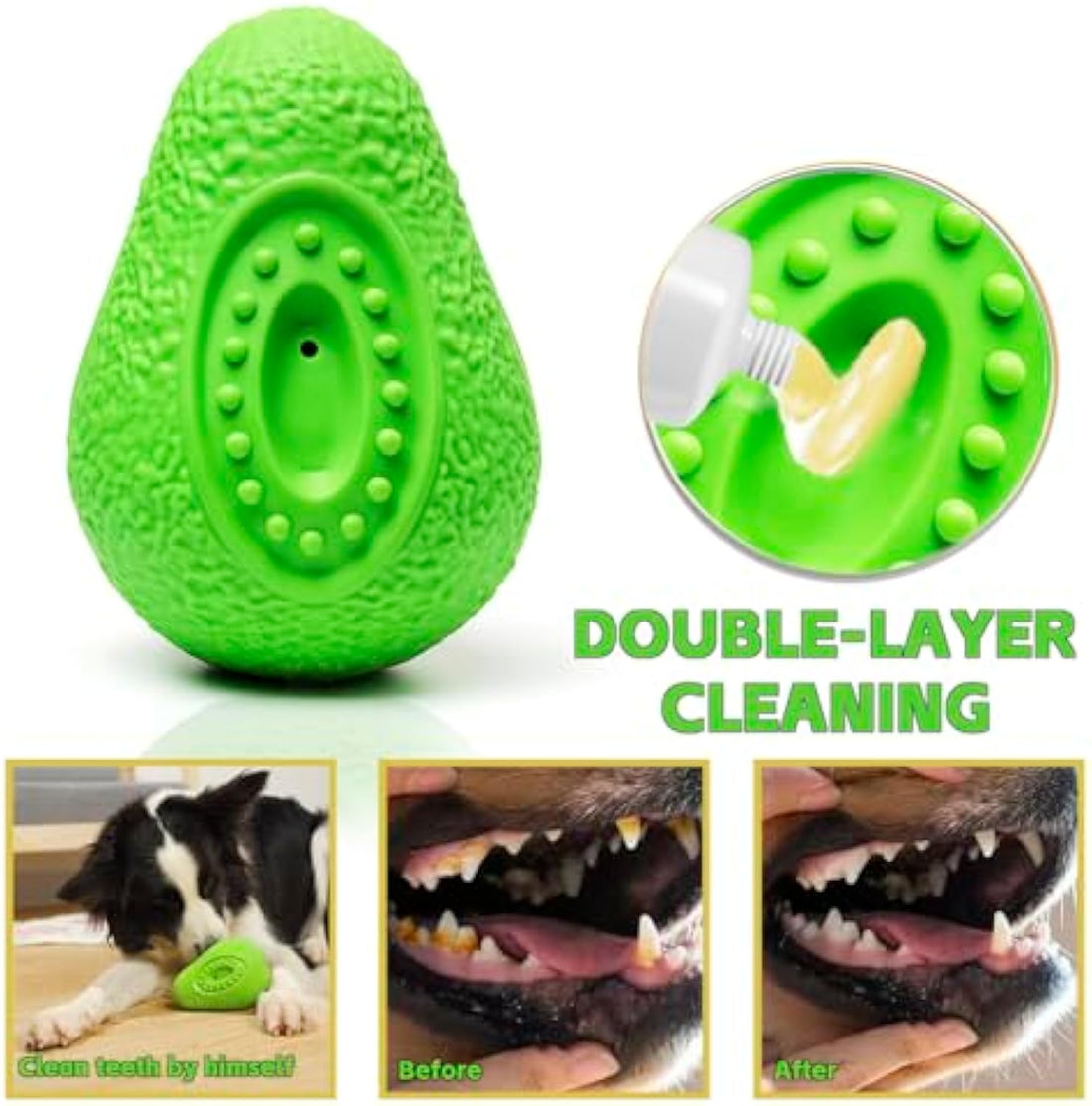 Pet Heavy Duty Indestructible Chew Rubber Teething Toy