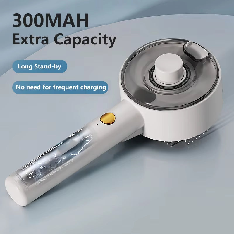 Electric Steam Pet Grooming Massage Shedding Spray Brush Tool