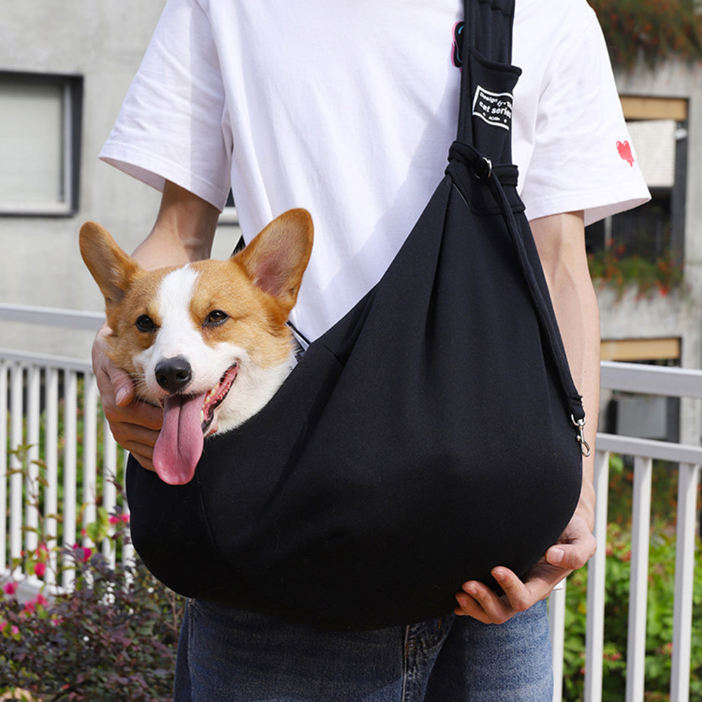 Portable Cotton Pet Travel Carrier Shoulder Sling Comfort Bag