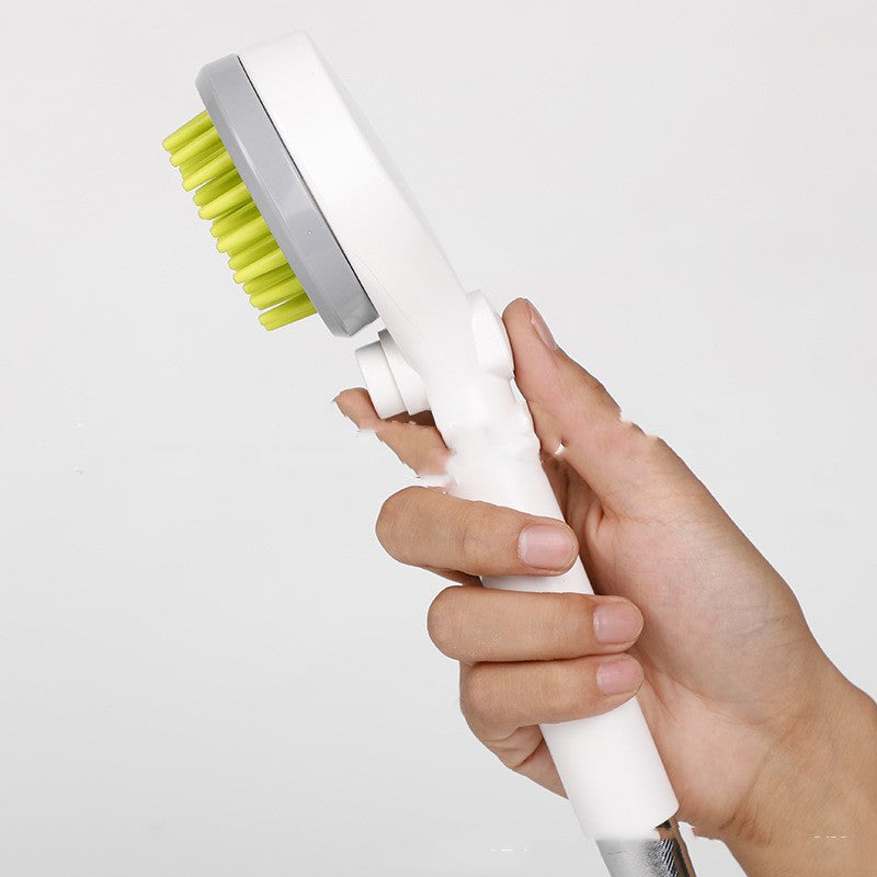 Pet Bath Massage Shower Grooming Comb Brush Cleaning Tool