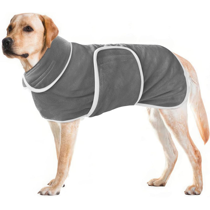 Super Absorbent Pet Bath Robe Towel Pajama Coat Outfit