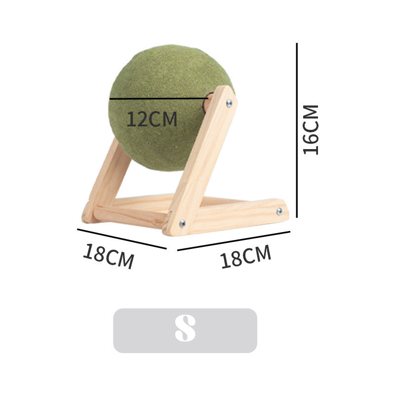 Pet Catnip Ball Toy With Holder Safe Indoor Exercise Toy